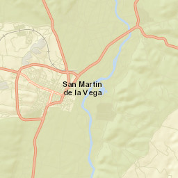 San Martín de la Vega Street Map