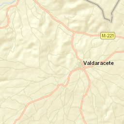 Valdaracete Street Map