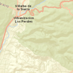Villalba de la Sierra Street Map
