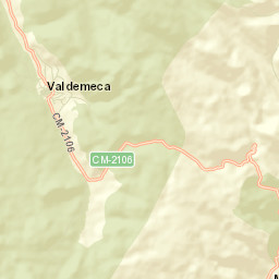 Valdemeca Street Map