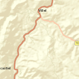 Villel Street Map