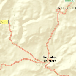 Rubielos de Mora Street Map