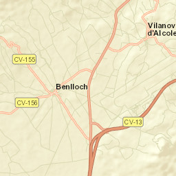 Benlloch Street Map