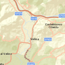 Castelnuovo Cilento Street Map