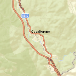 Casalbuono Street Map