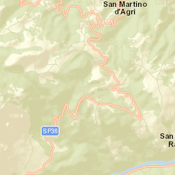 San Chirico Raparo Street Map
