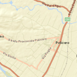 Policoro Street Map