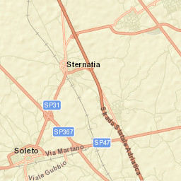 Zollino Street Map