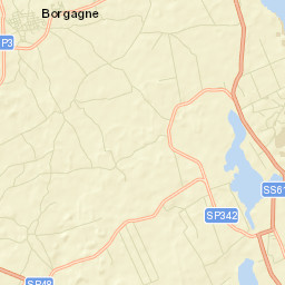 Borgagne Street Map
