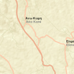 Áno Kómi Street Map