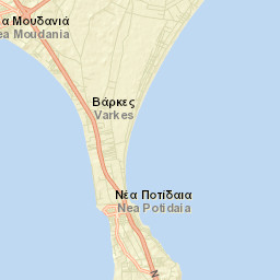 Néa Potídhaia Street Map