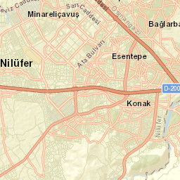 Nilüfer Street Map