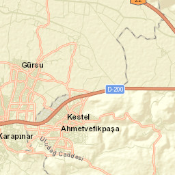 Kestel Street Map