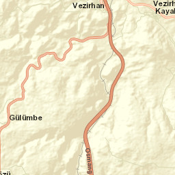 Vezirhan Street Map