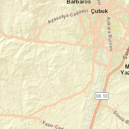 Çubuk Street Map