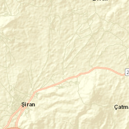 Şiran Street Map