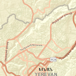 Yerevan Street Map