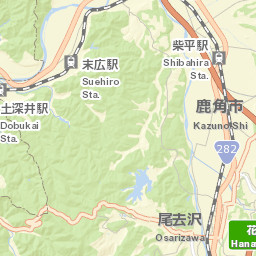 Hanawa Street Map