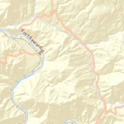 Fort Seward California Street Map