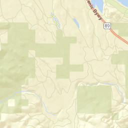 Almanor West California Street Map