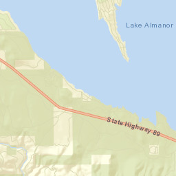 Prattville California Street Map