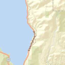 East Shore California Street Map