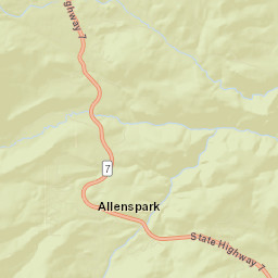 Pine Valley Colorado Street Map