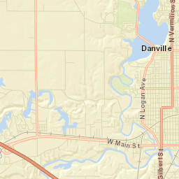 Danville Street Map