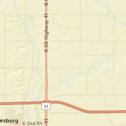Veedersburg Street Map
