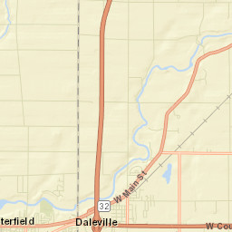 Daleville Street Map