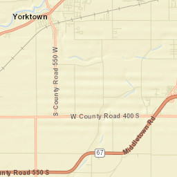 Yorktown Street Map