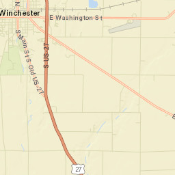 Winchester Street Map