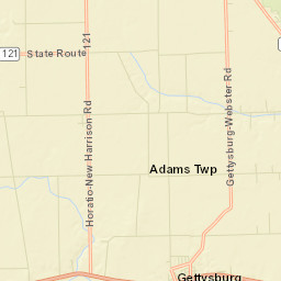 New Harrison Ohio Street Map