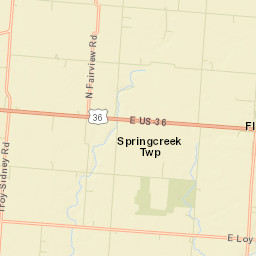 Fletcher Ohio Street Map