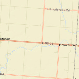 Lena Ohio Street Map