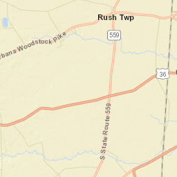 Woodstock Ohio Street Map