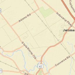 New California Ohio Street Map