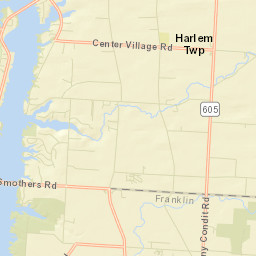 Harlem Ohio Street Map