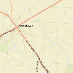 Johnstown Ohio Street Map