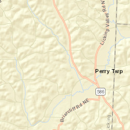 Tilton Crossroads Ohio Street Map