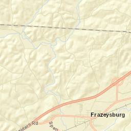 Frazeysburg Ohio Street Map