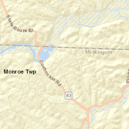 Otsego Ohio Street Map