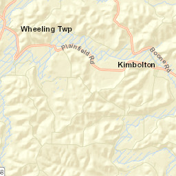 Kimbolton Ohio Street Map