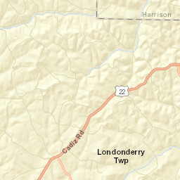 Londonderry Ohio Street Map