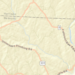 Uniontown Ohio Street Map