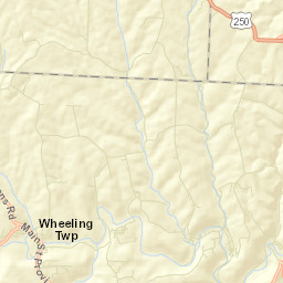 Shepherdstown Ohio Street Map