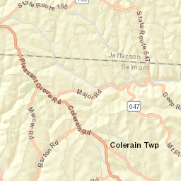 Pleasant Grove Ohio Street Map