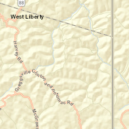West Liberty Street Map