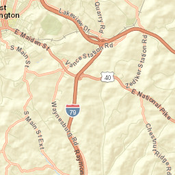 East Washington Street Map