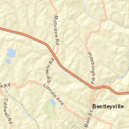 Bentleyville Street Map